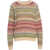 Semicouture Knit sweater with embroidery Multicolor
