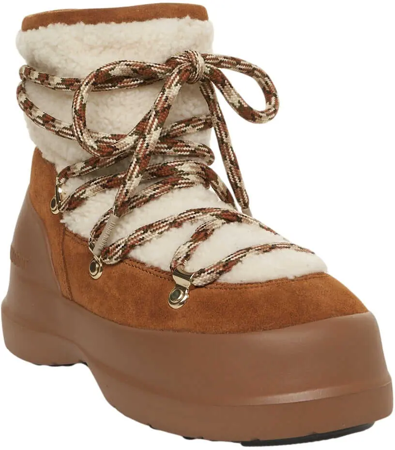 Cizme de iarna Moon Boot Suede boots LUNA BOOT SHEA White Femei (BM 19034605) 3