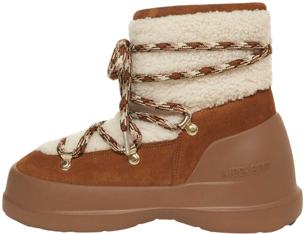 Cizme de iarna Moon Boot Suede boots LUNA BOOT SHEA White Femei (BM 19034605) 4