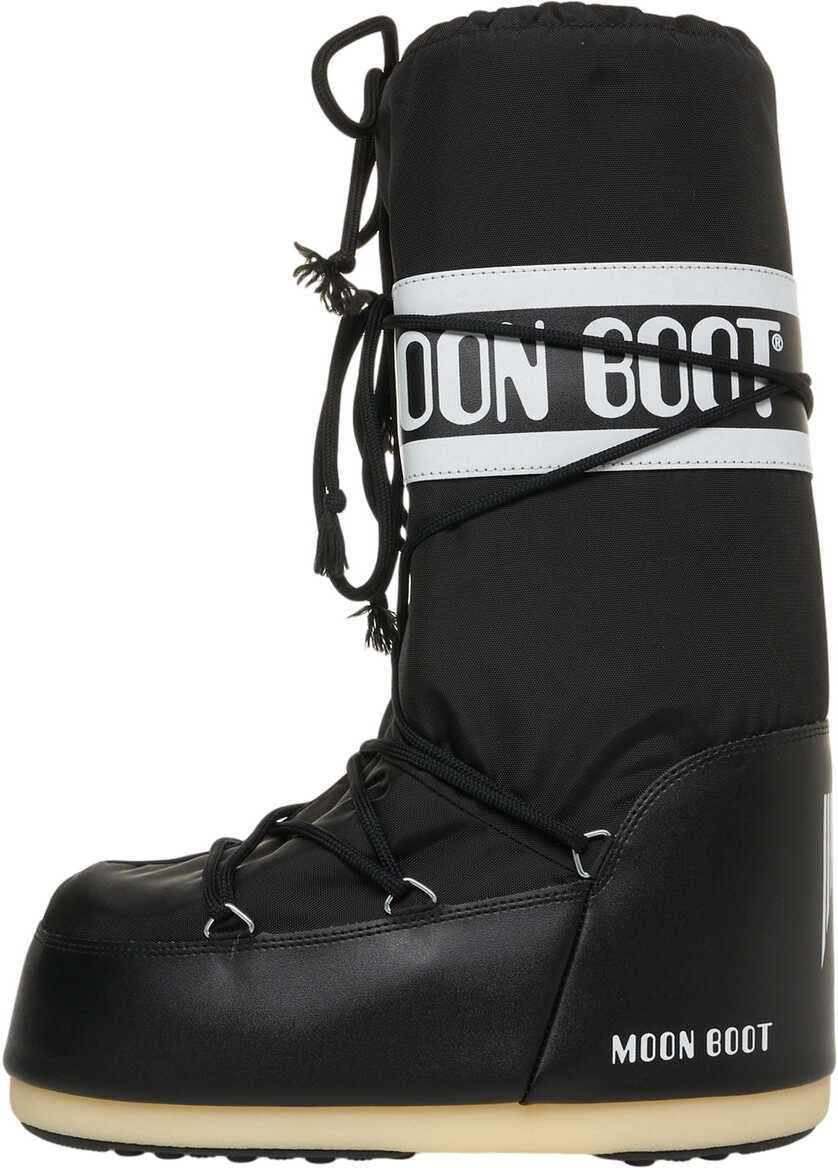 Cizme de iarna Moon Boot Nylon boots ICON NYLON Black Femei (BM 19034611) 4