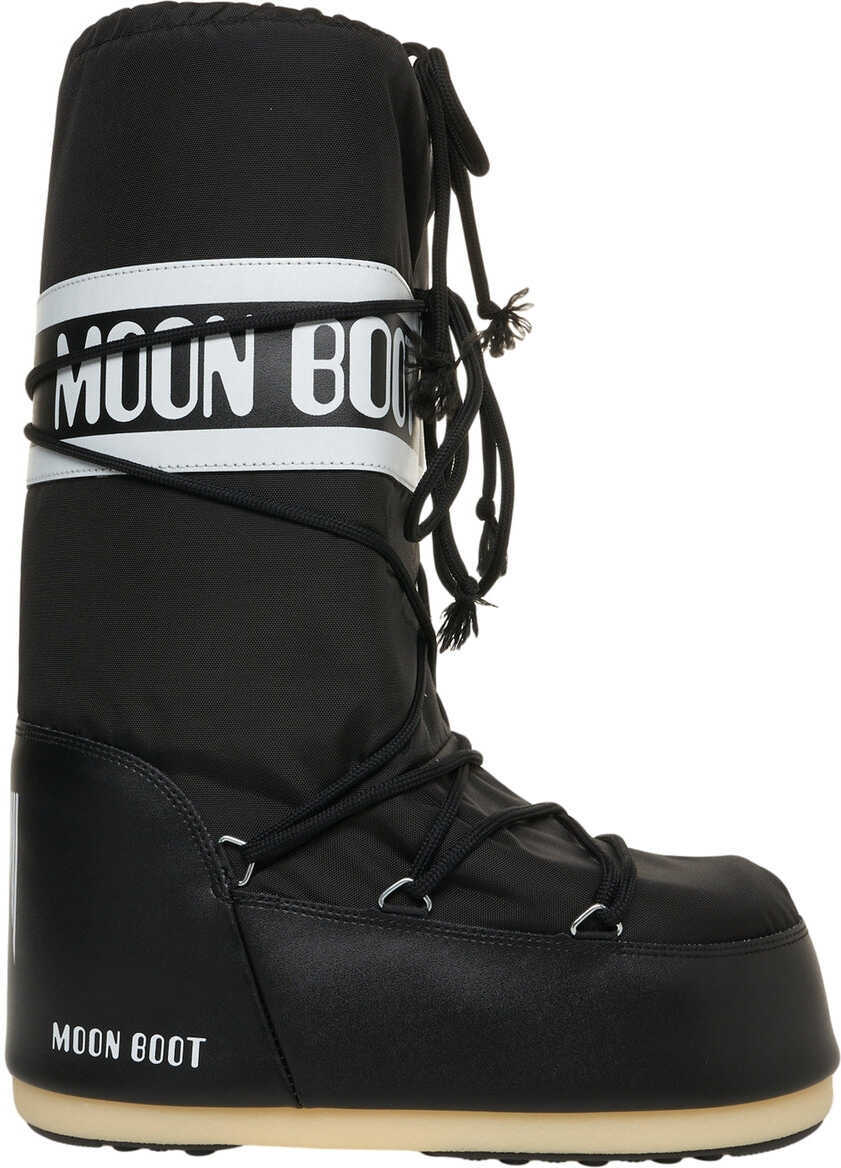 Cizme de iarna Moon Boot Nylon boots ICON NYLON Black Femei (BM 19034611) 1