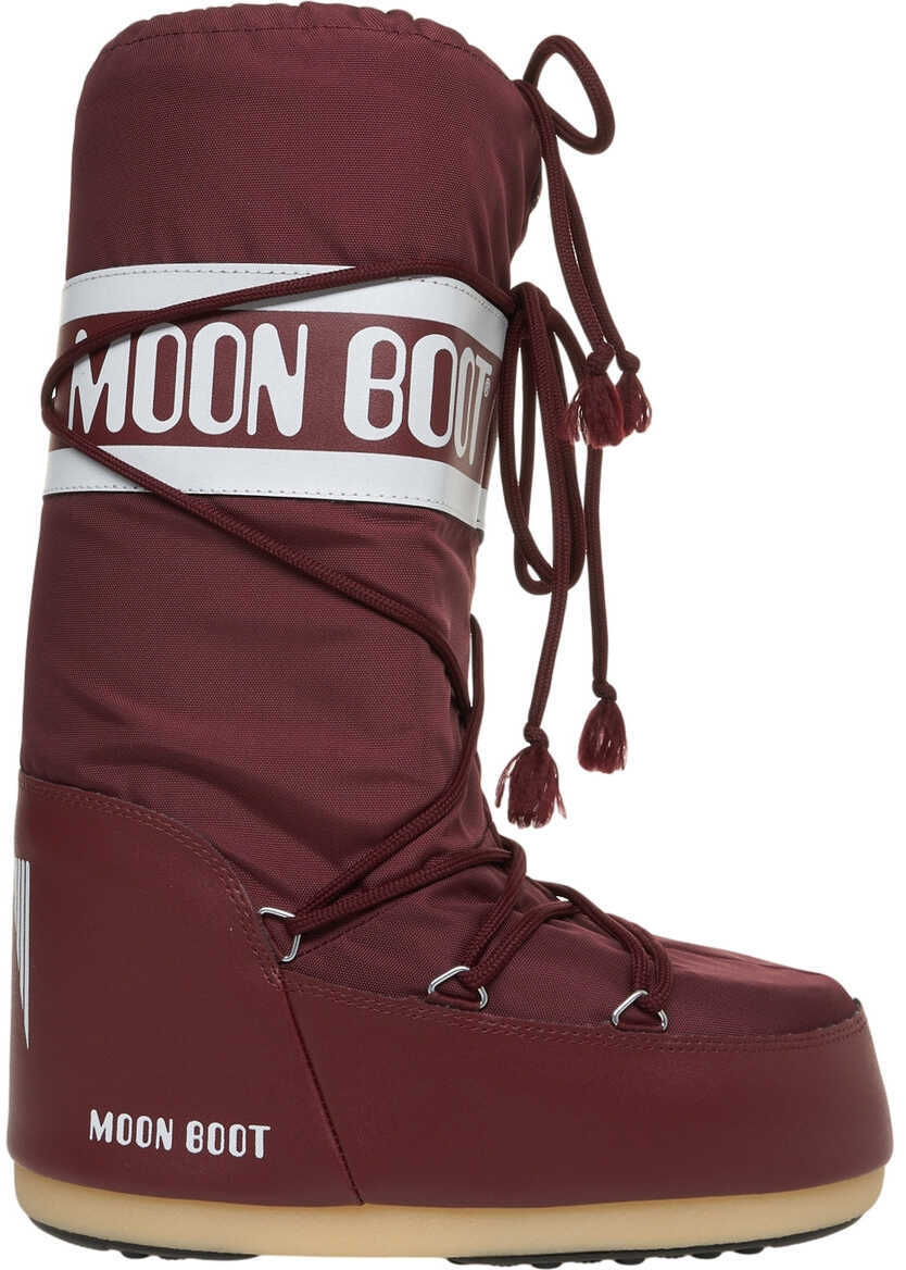 Cizme de iarna Moon Boot Nylon boots ICON NYLON Red Femei (BM 19034611) 2
