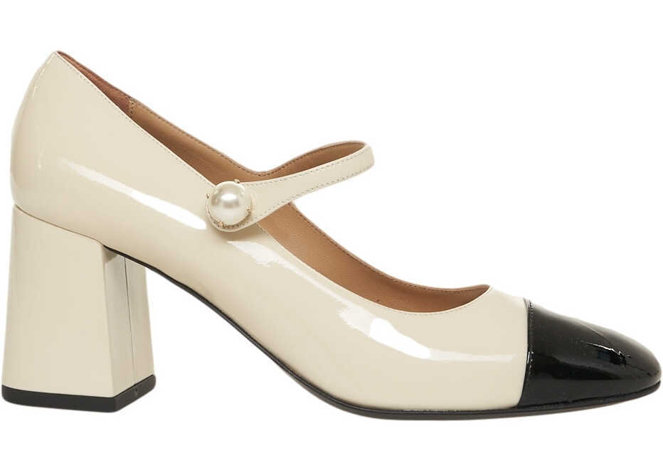 Pantofi cu toc Gender Patent leather pumps White Femei (BM 19034614) 2