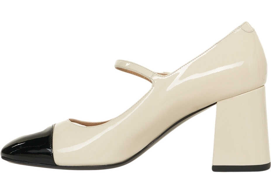 Pantofi cu toc Gender Patent leather pumps White Femei (BM 19034614) 4
