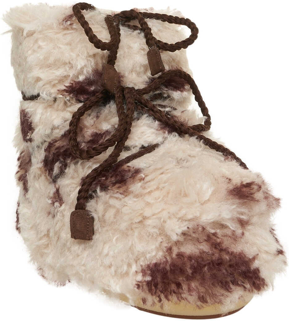Cizme de iarna Moon Boot Boots Icon Low Curly Beige Femei (BM 19034617) 3