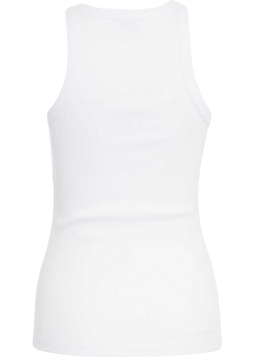 Maiouri Pinko Top with rhinestone embellishment Annita White Femei (BM 19034626) 3