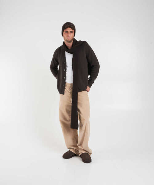 Cardigane Atomofactory Wool cardigan Brown Barbati (BM 19034641) 3