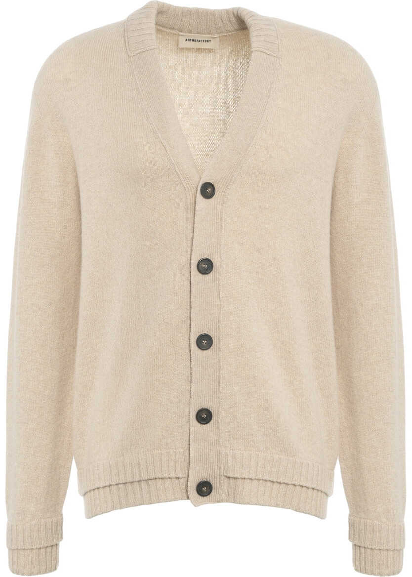Cardigane Atomofactory Wool cardigan Beige Barbati (BM 19034641) 2