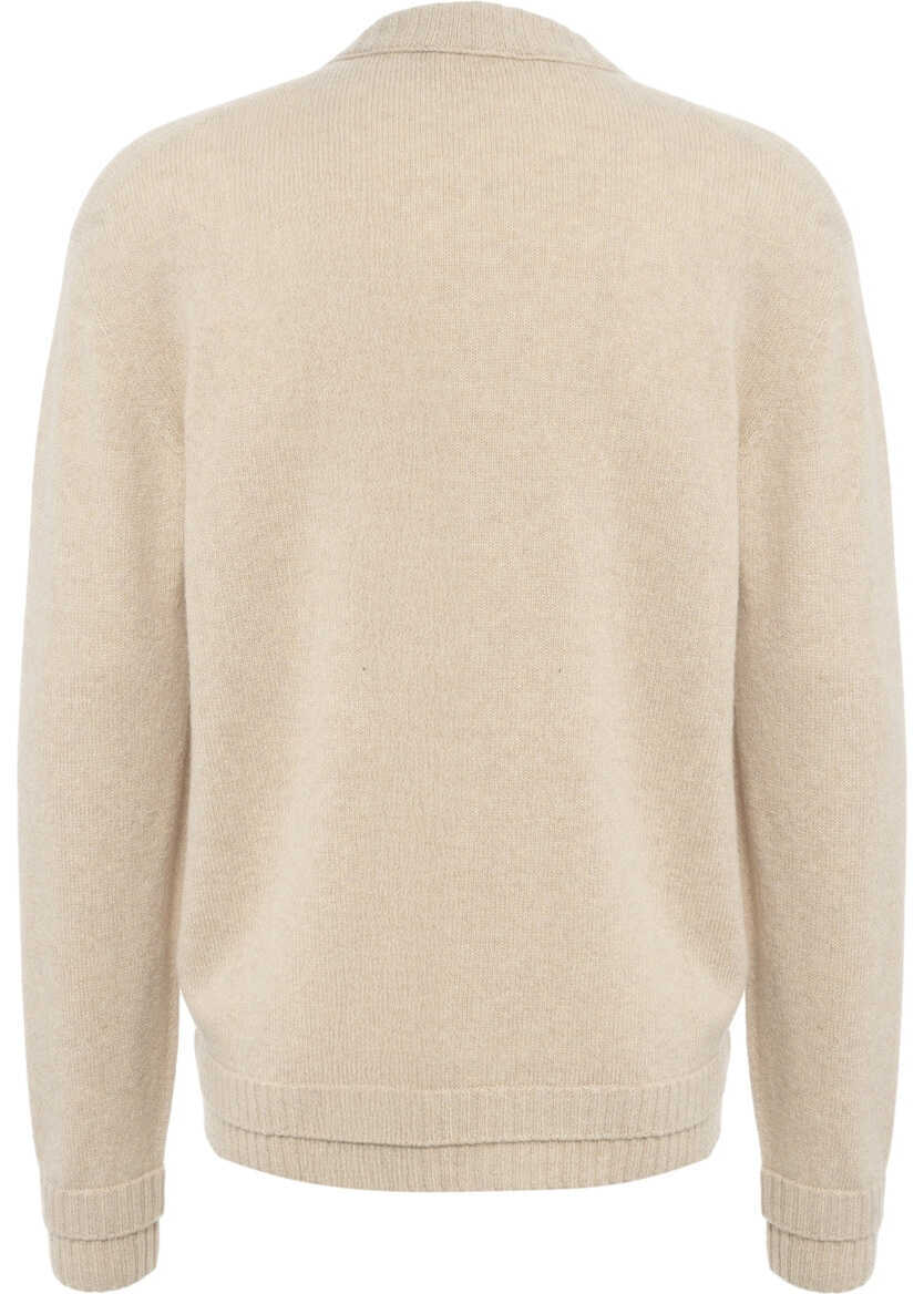 Cardigane Atomofactory Wool cardigan Beige Barbati (BM 19034641) 3