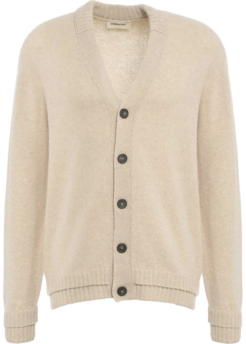 Cardigane Atomofactory Wool cardigan Beige Barbati (BM 19034641) 1