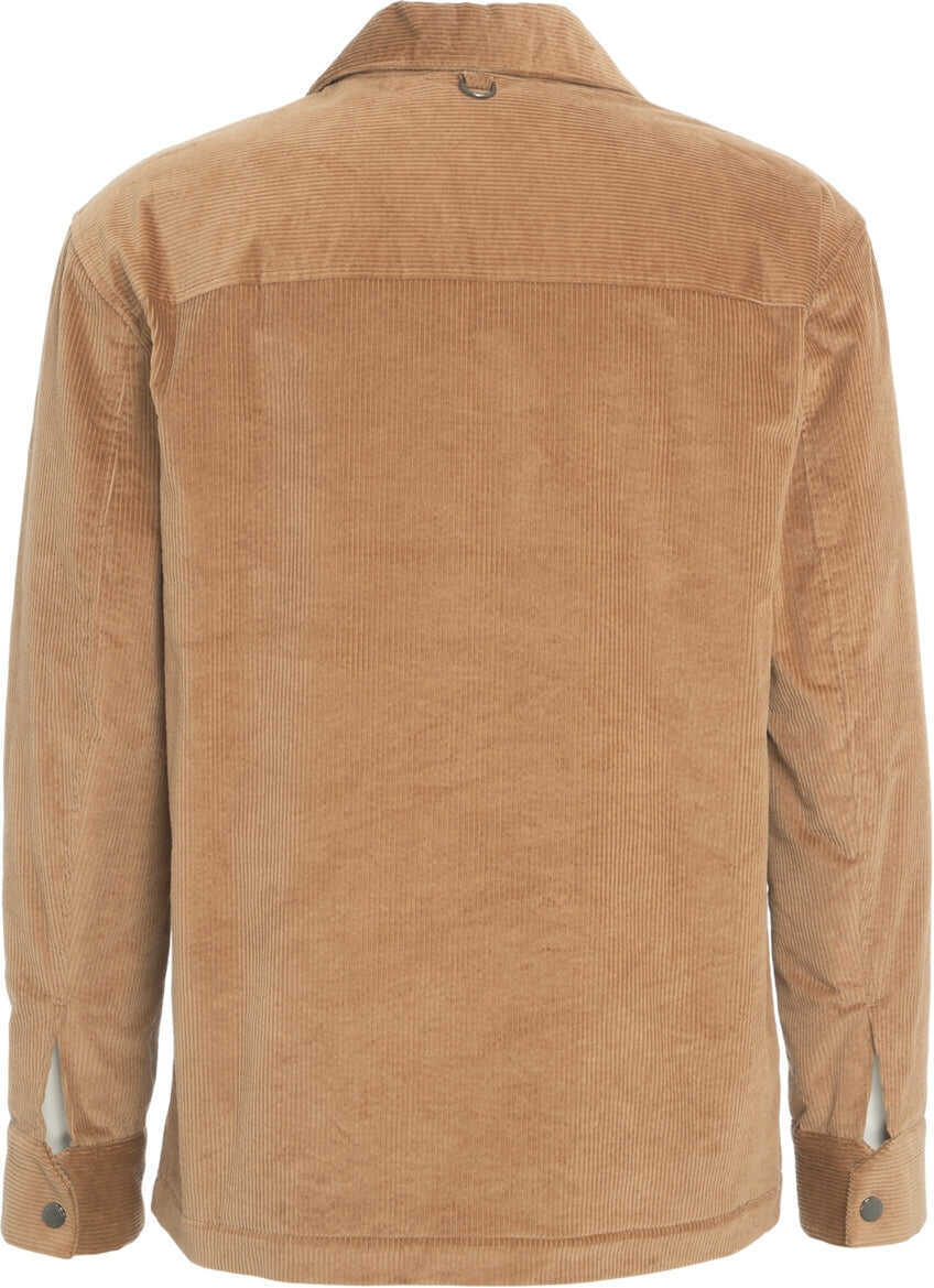 Jachete Paolo Pecora Cordouroy jacket Brown Barbati (BM 19034644) 3