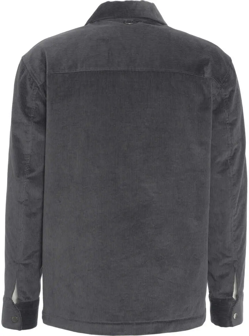 Jachete Paolo Pecora Cordouroy jacket Grey Barbati (BM 19034644) 3