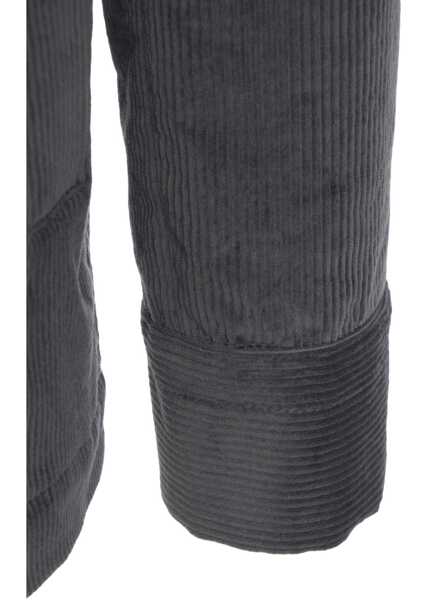 Jachete Paolo Pecora Cordouroy jacket Grey Barbati (BM 19034644) 4