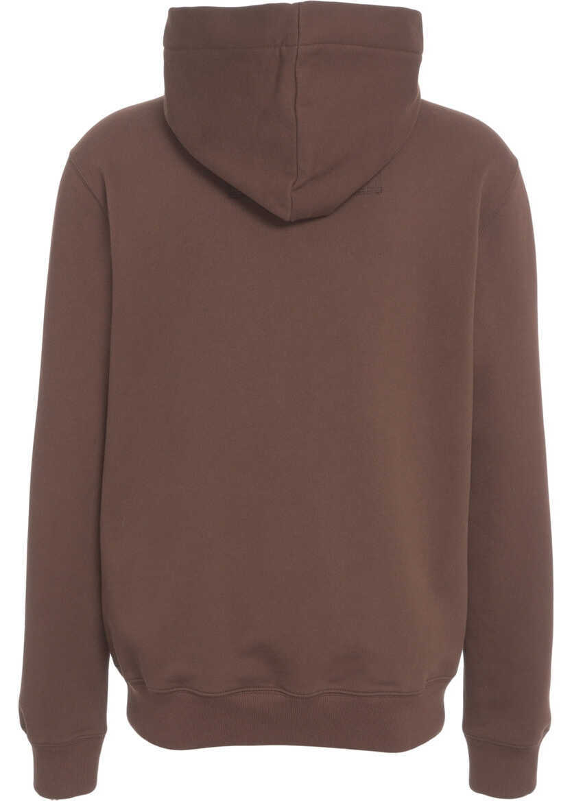 Bluze de trening Lanvin Hoodie with logo print Brown Barbati (BM 19034656) 3