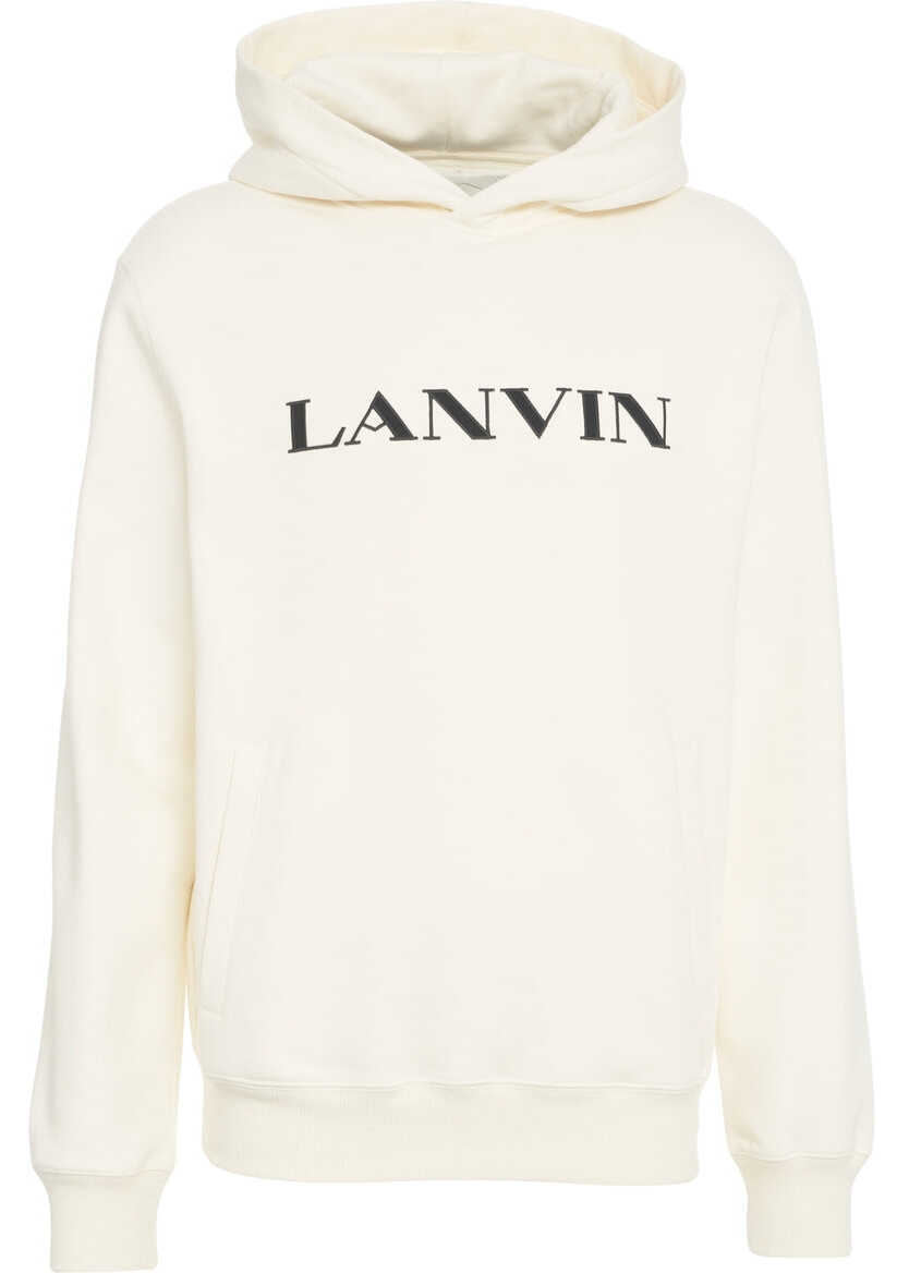 Bluze de trening Lanvin Hoodie with logo print White Barbati (BM 19034656) 2