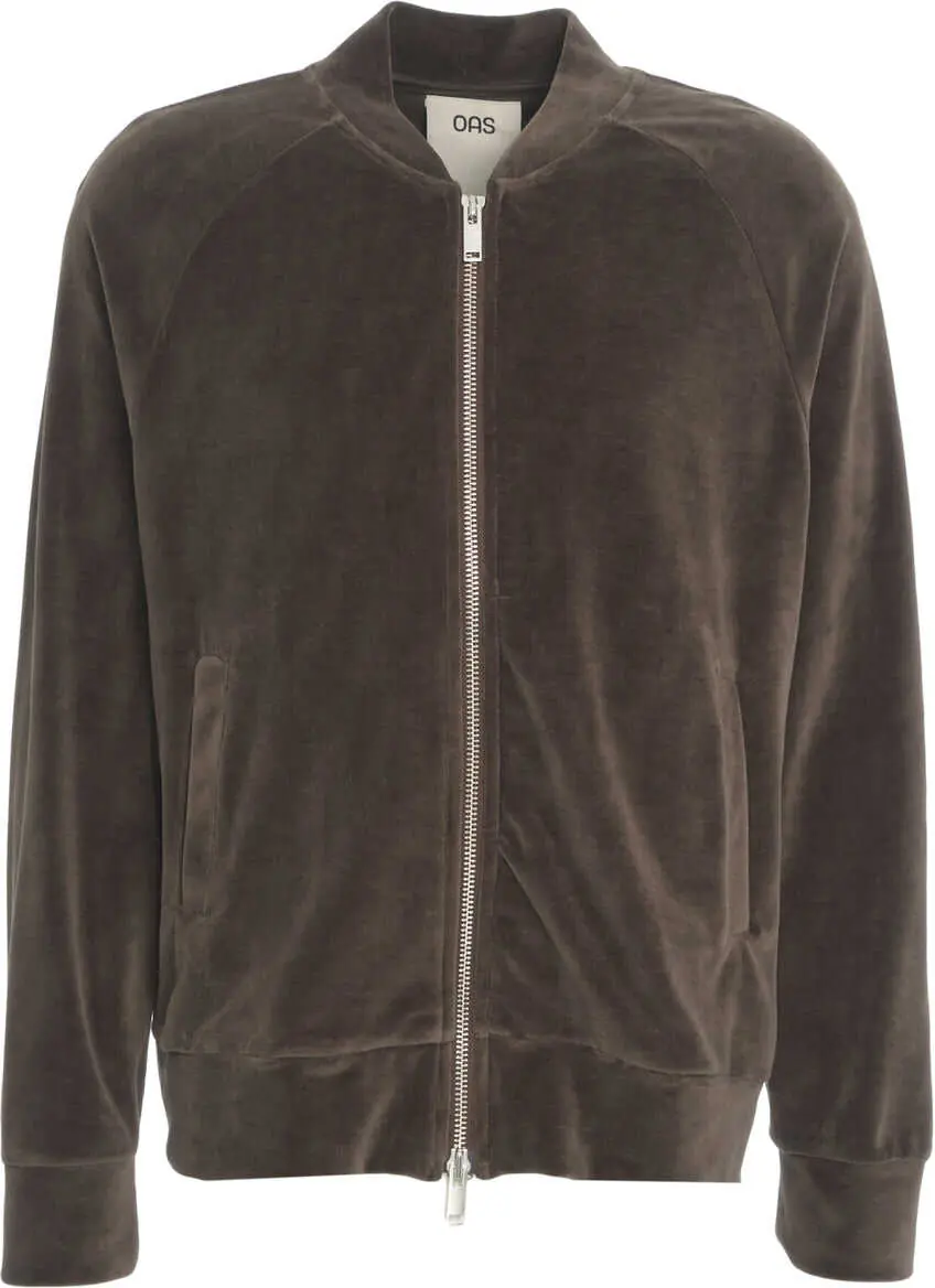 Pulovere casual OAS Velvet sweatshirt Sierra Brown Barbati (BM 19034659) 2