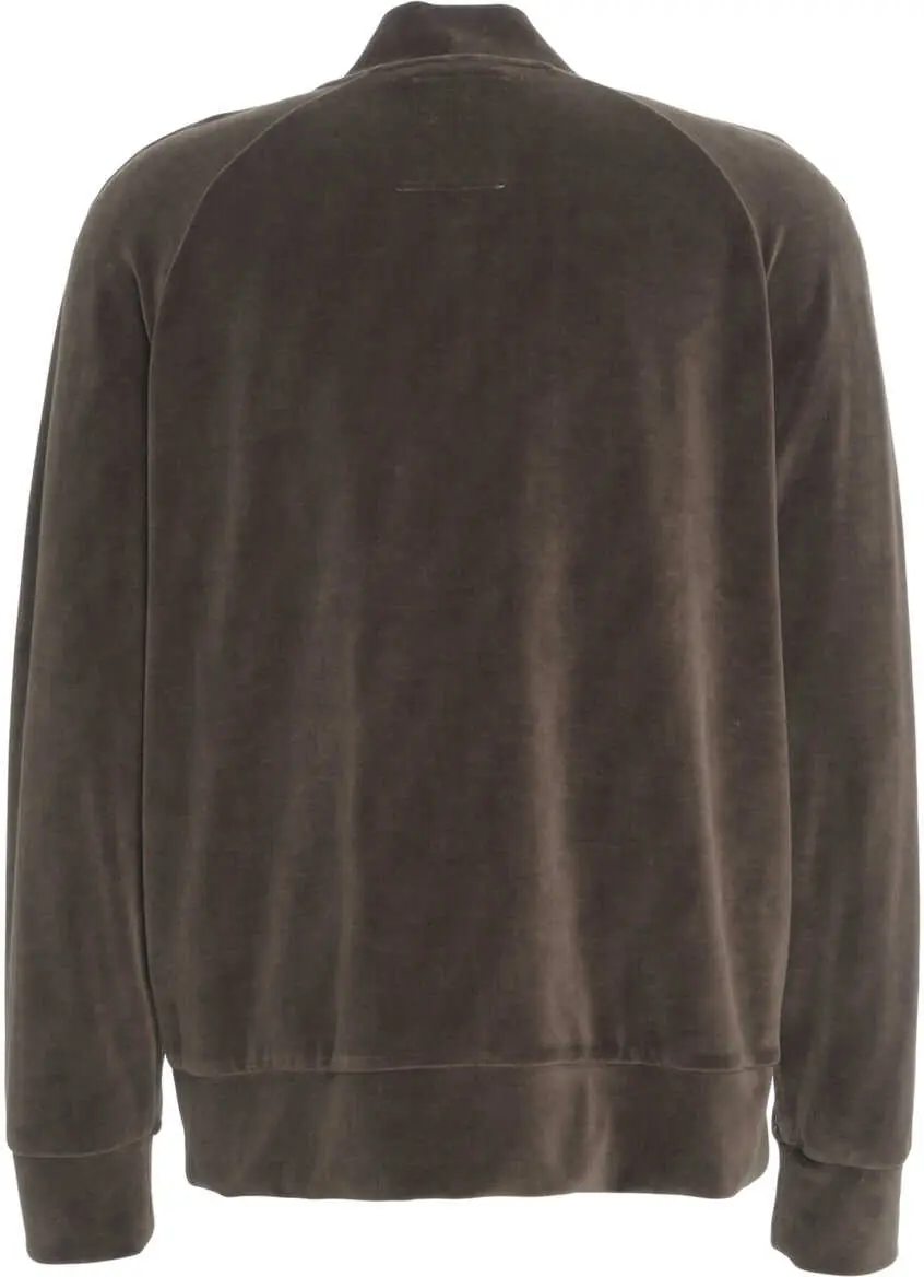 Pulovere casual OAS Velvet sweatshirt Sierra Brown Barbati (BM 19034659) 3