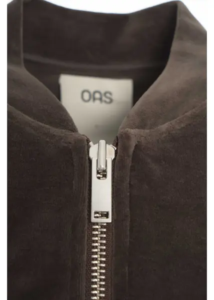 Pulovere casual OAS Velvet sweatshirt Sierra Brown Barbati (BM 19034659) 4
