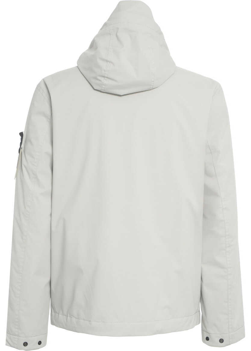 Jachete Stone Island Technical jacket with hood Grey Barbati (BM 19034662) 5
