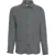 Paolo Pecora Overshirt with pinstripes Grey