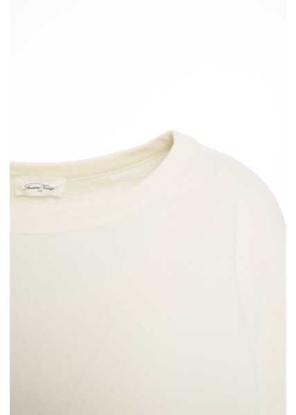 Tricouri American Vintage Oversize t-shirt White Femei (BM 19034671) 4