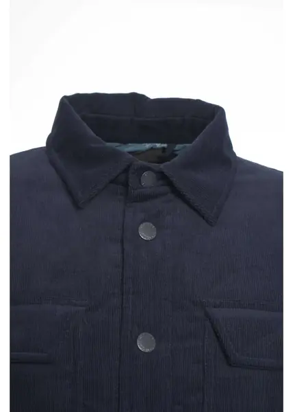 Jachete After Label Padded overshirt Belluno Blue Barbati (BM 19034677) 4