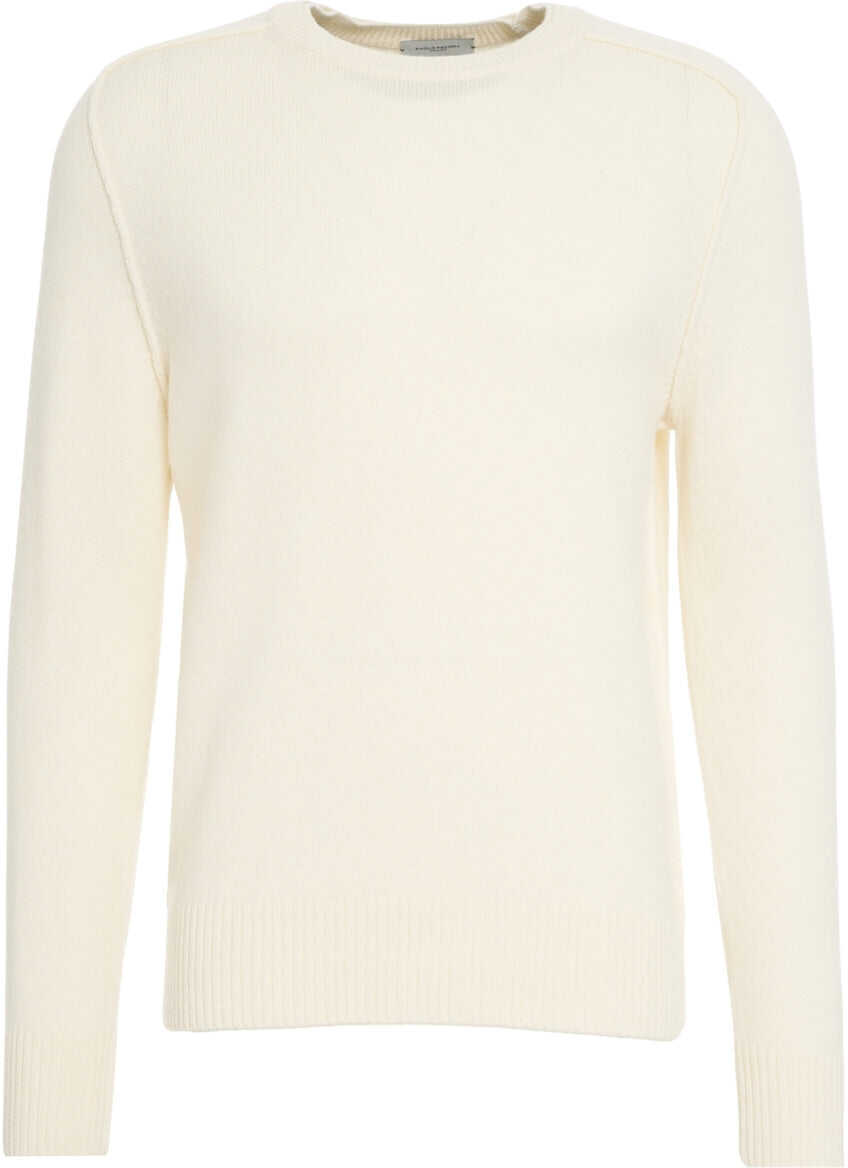Pulovere Paolo Pecora Virgin wool sweater White Barbati (BM 19034680) 2
