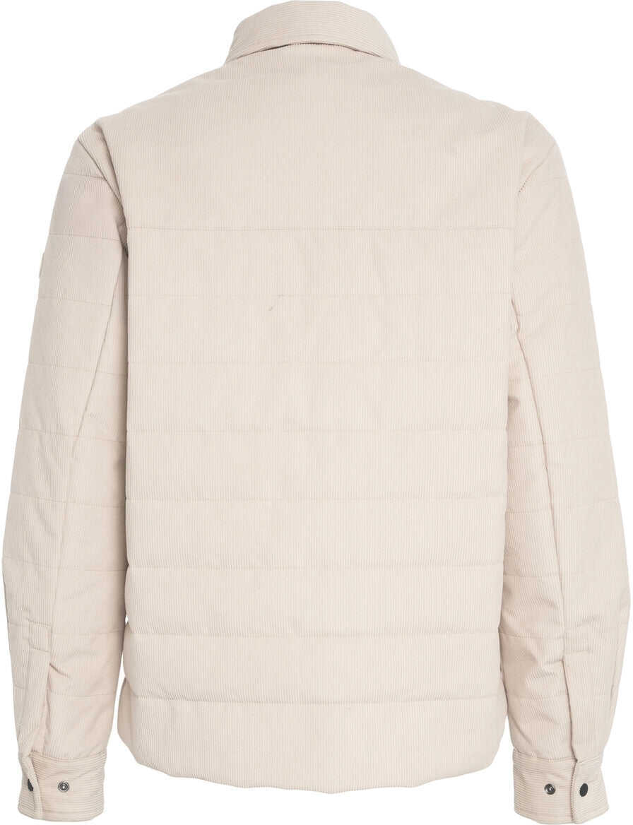 Jachete Save the Duck Quilted corduroy jacket Mily White Barbati (BM 19034686) 3