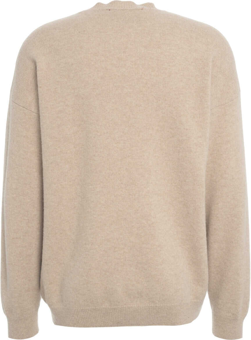 Pulovere AMARANTO Wool sweater Beige Barbati (BM 19034716) 3