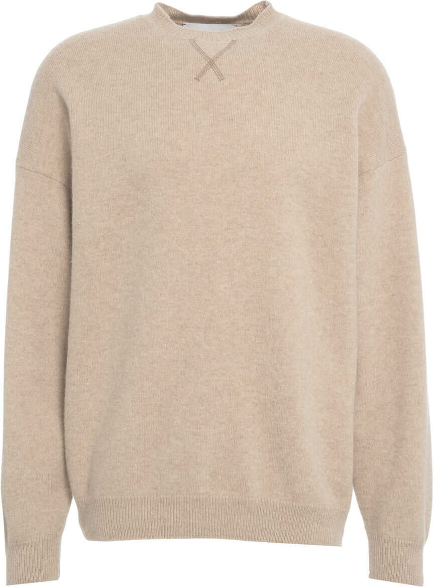 Pulovere AMARANTO Wool sweater Beige Barbati (BM 19034716) 1