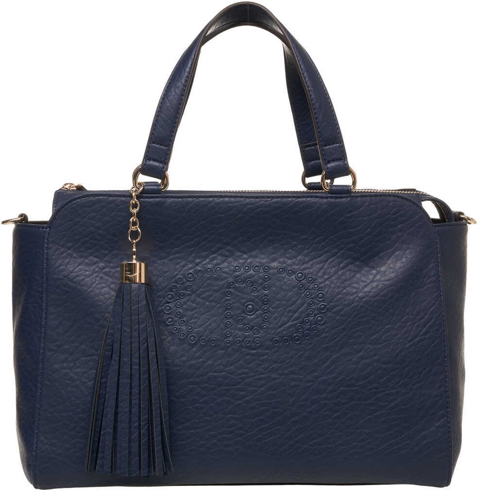 Genti de mana Liu Jo Bag in faux leather with logo embossing Blue Femei (BM 19034719) 1