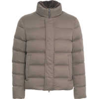 Geci de iarna Down jacket with faux fur collar Barbati