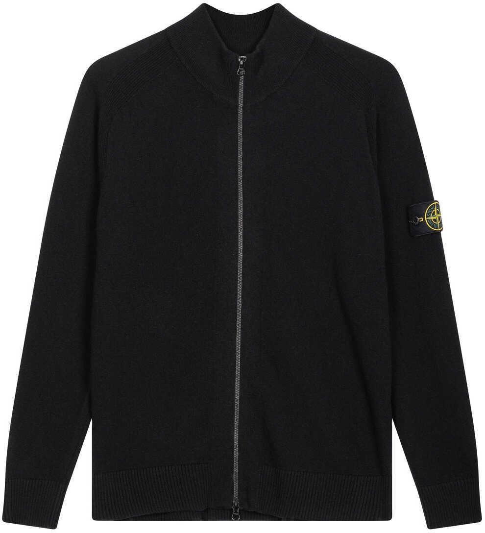 Cardigane Stone Island Cardigan with zipper Black Barbati (BM 19034734) 2