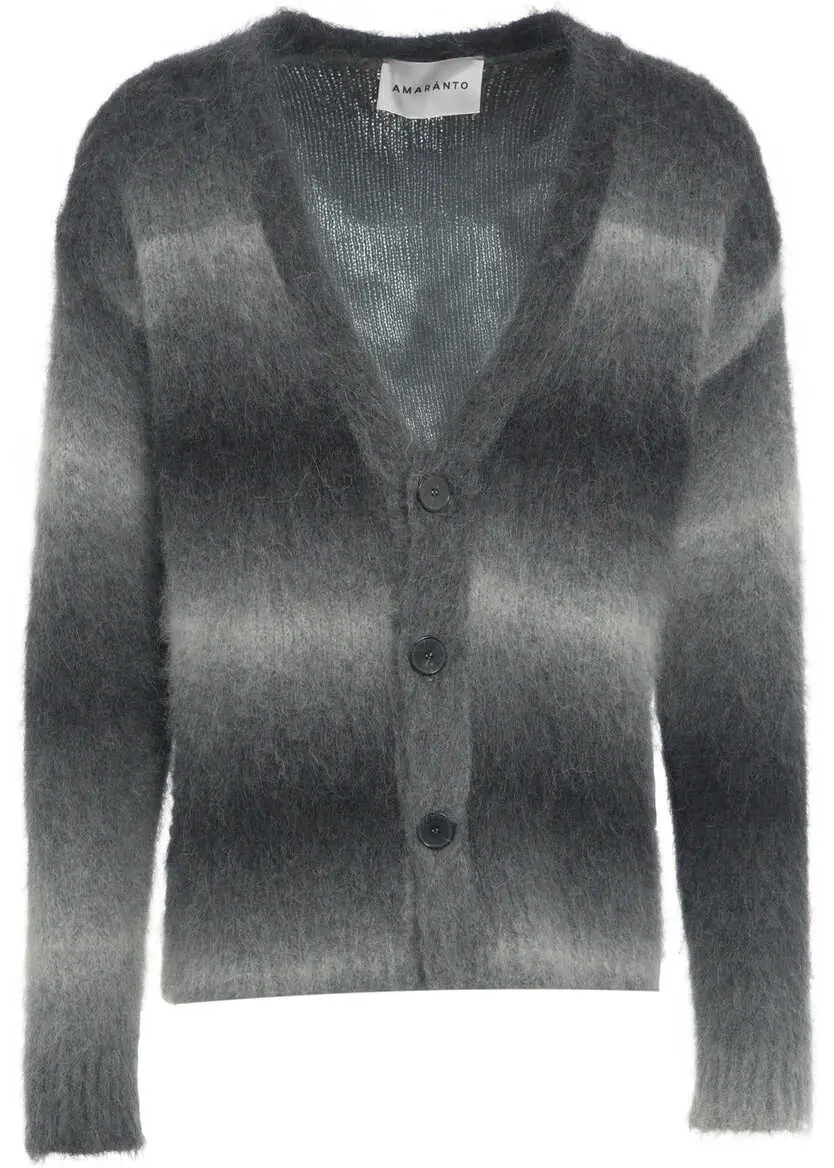 Cardigane AMARANTO Alpaca wool cardigan Grey Barbati (BM 19034737) 2