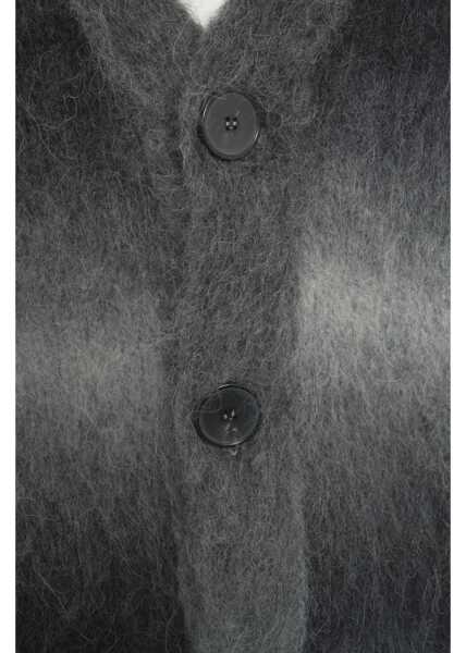 Cardigane AMARANTO Alpaca wool cardigan Grey Barbati (BM 19034737) 6