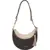 Liu Jo Crescent bag with logo print Brown