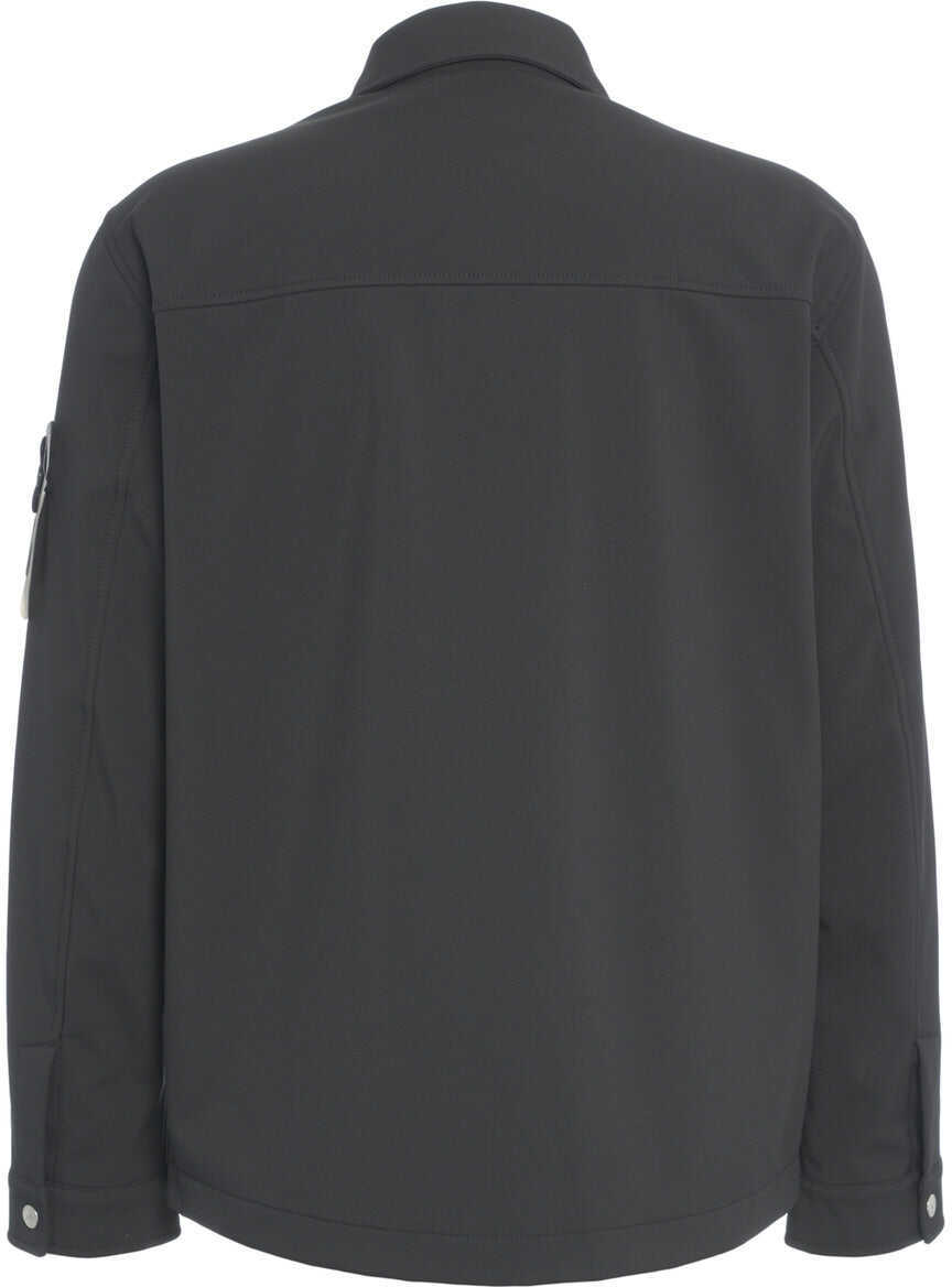 Jachete Stone Island Overshirt with removable logo Black Barbati (BM 19034752) 4