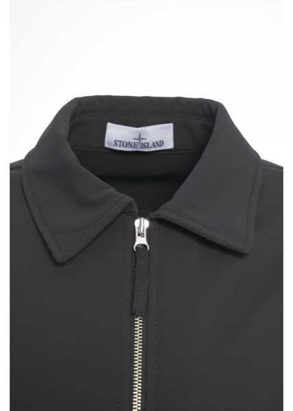 Jachete Stone Island Overshirt with removable logo Black Barbati (BM 19034752) 5
