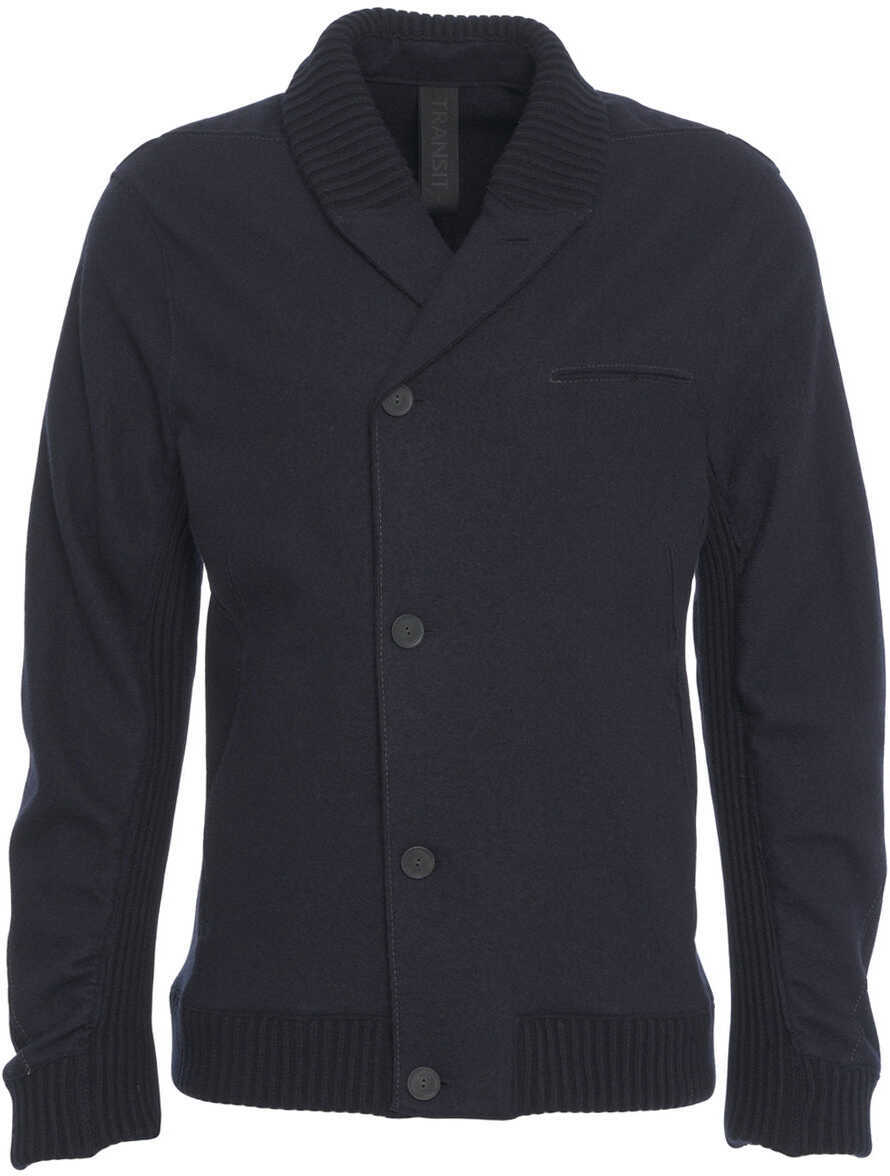 Cardigane Transit Cardigan with shawl collar Blue Barbati (BM 19034758) 2