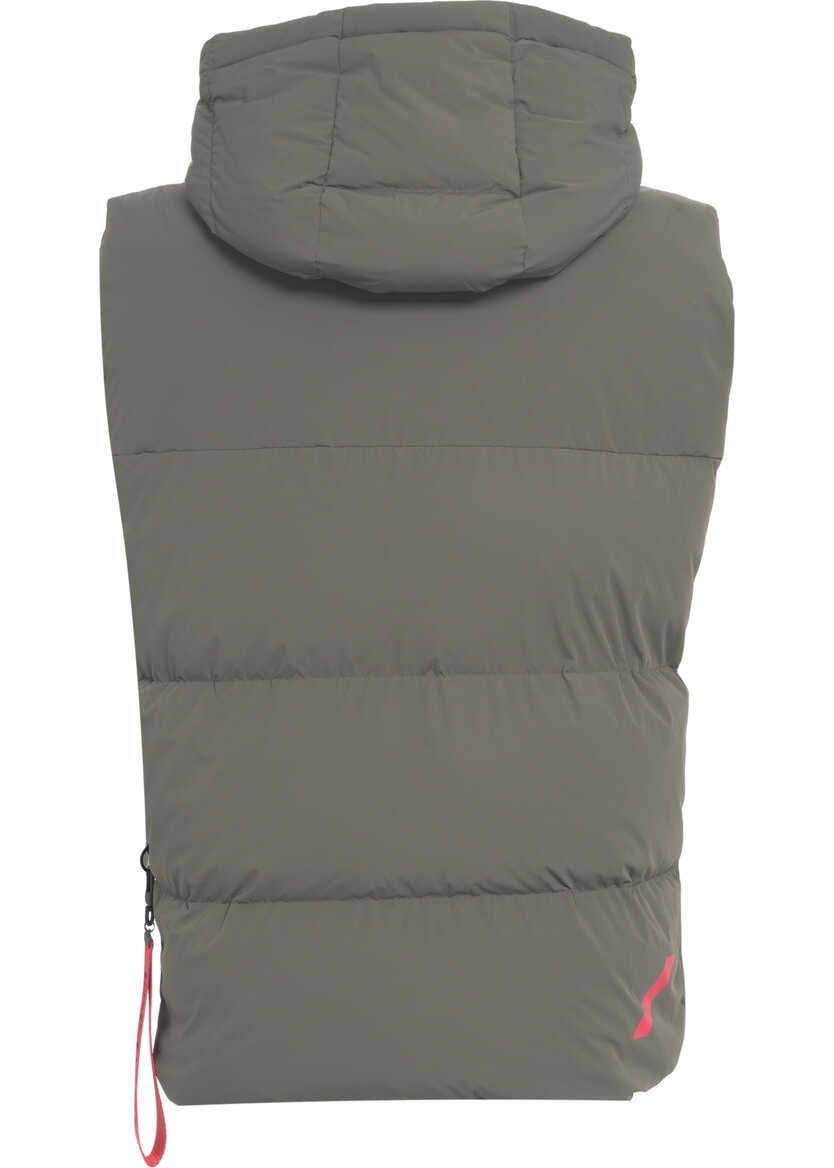 Veste After Label Quilted vest Stewart Green Barbati (BM 19034764) 3