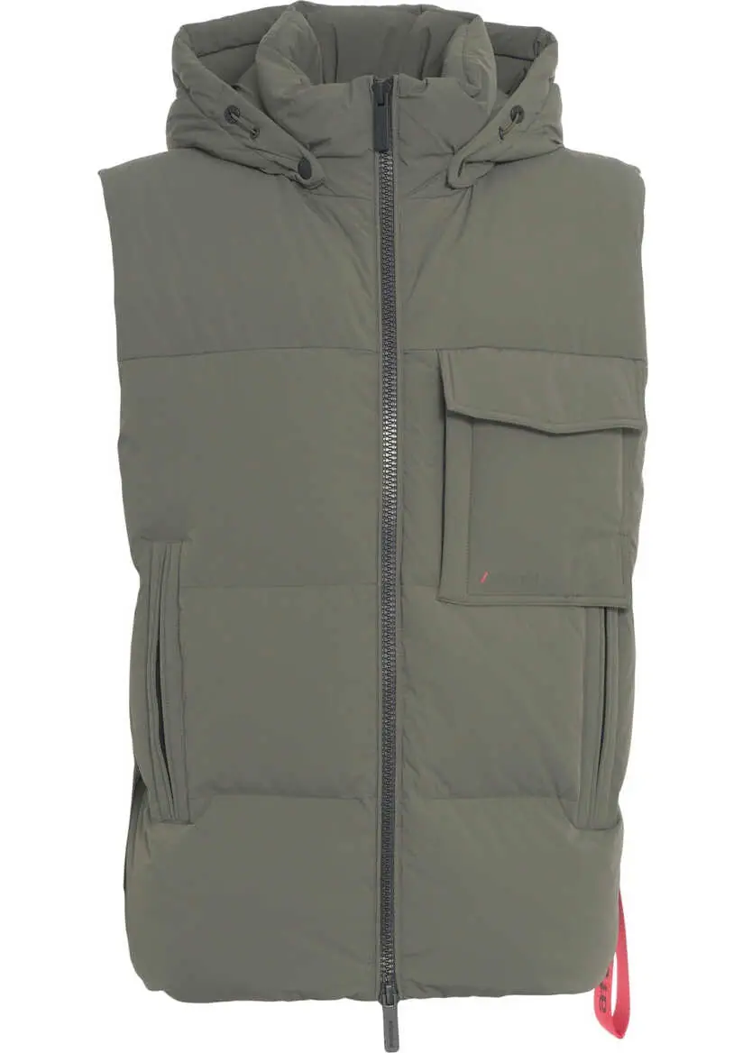 Veste After Label Quilted vest Stewart Green Barbati (BM 19034764) 1