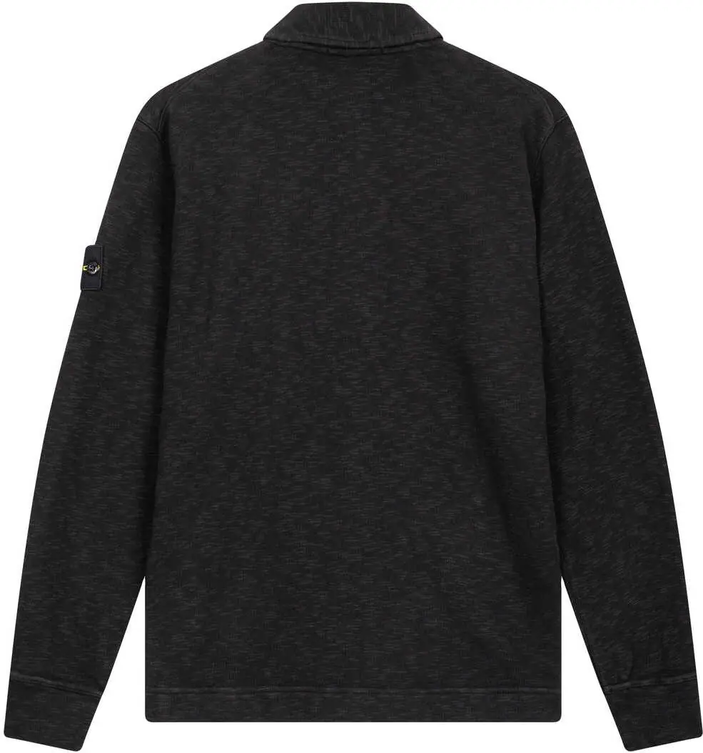 Tricouri Polo Stone Island Knit polo shirt with logo Black Barbati (BM 19034767) 4