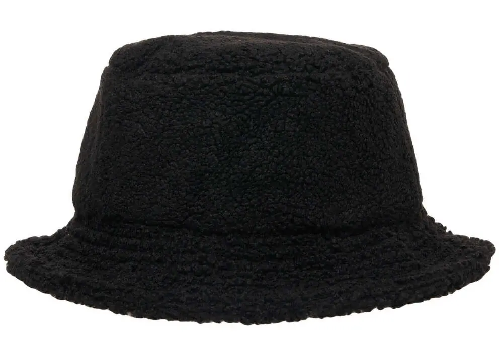 Palarii Moschino Faux fur bucket hat Black Femei (BM 19034773) 4