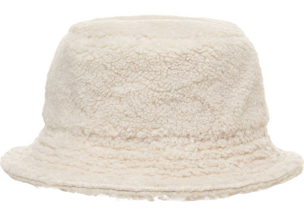 Palarii Moschino Faux fur bucket hat White Femei (BM 19034773) 4
