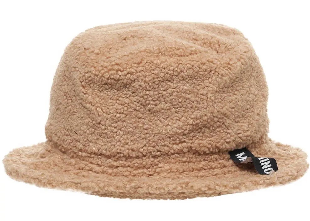 Palarii Moschino Faux fur bucket hat White Femei (BM 19034773) 2