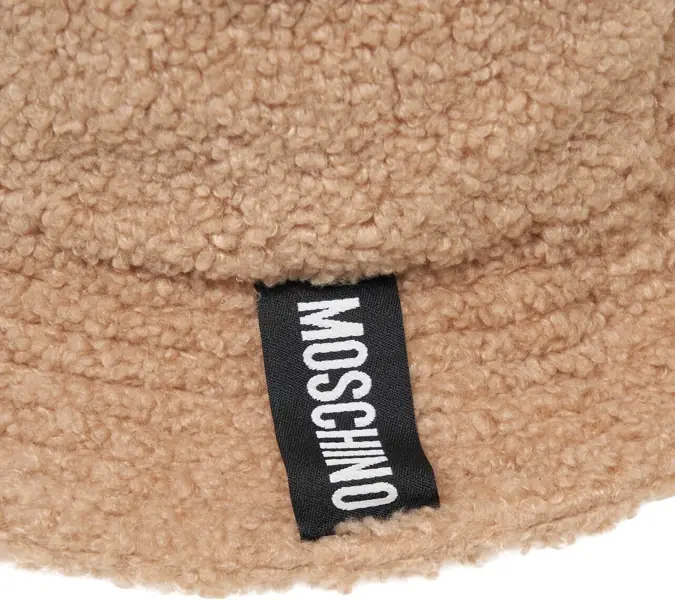 Palarii Moschino Faux fur bucket hat White Femei (BM 19034773) 5
