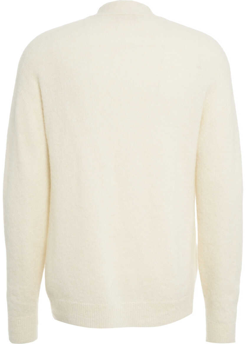 Cardigane Atomofactory Virgin wool cardigan White Barbati (BM 19034785) 3