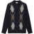 Paolo Pecora Cardigan with argyle pattern Blue
