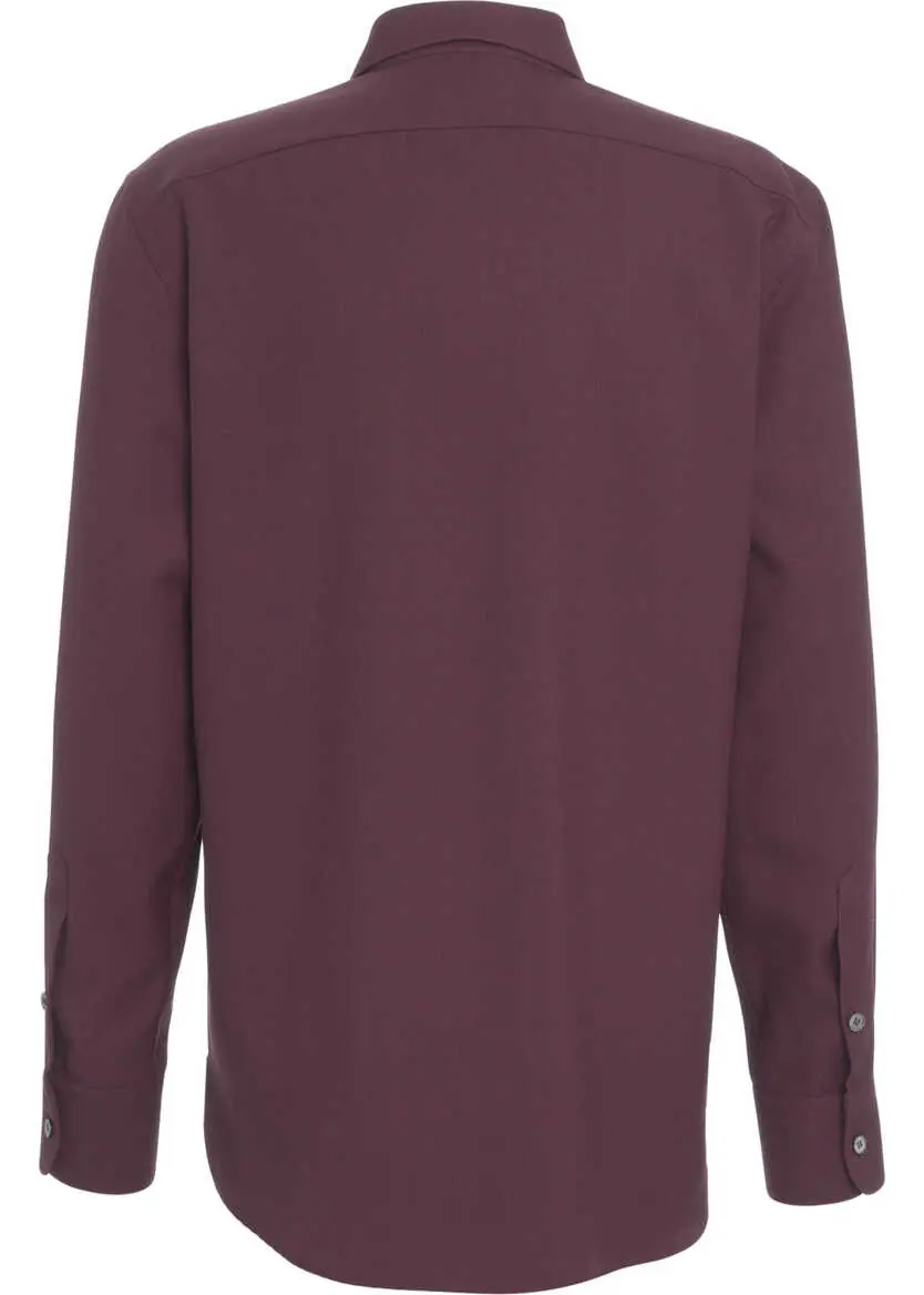 Camasi office AMARANTO Virgin wool shirt Red Barbati (BM 19034794) 4