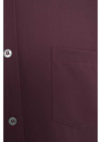 Camasi office AMARANTO Virgin wool shirt Red Barbati (BM 19034794) 6